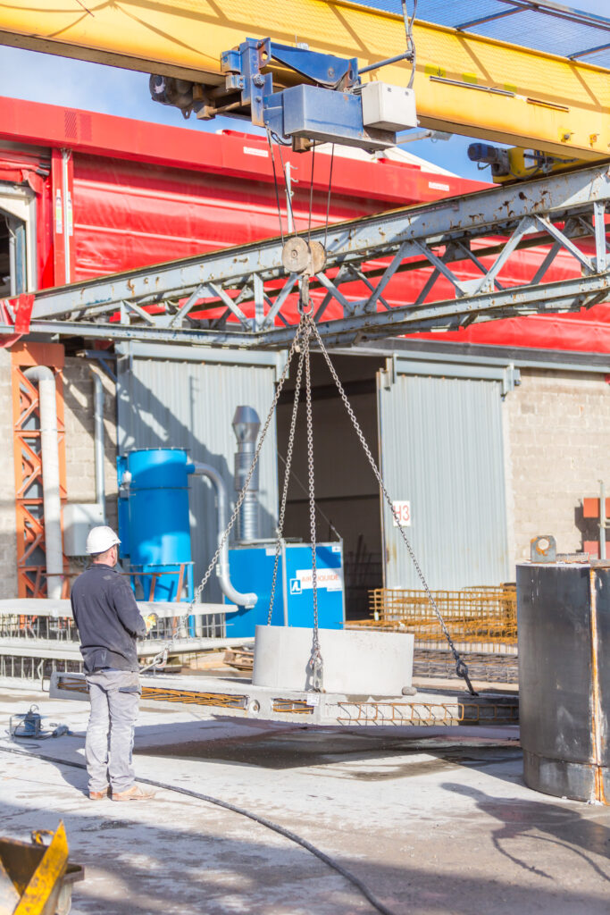 atelier préfabrication préfabriqués béton